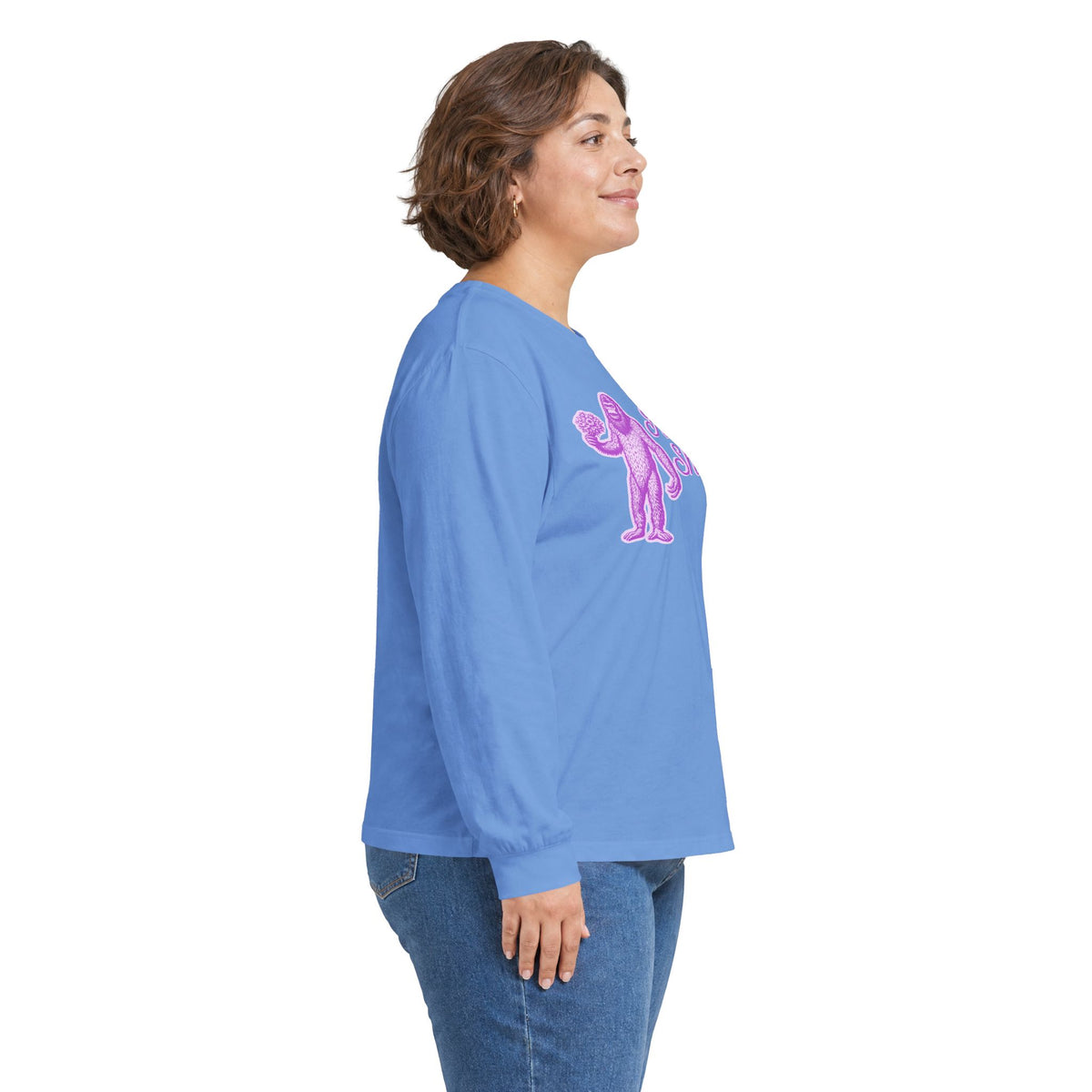 Hey Shuga Bigfoot Unisex Long Sleeve Tee