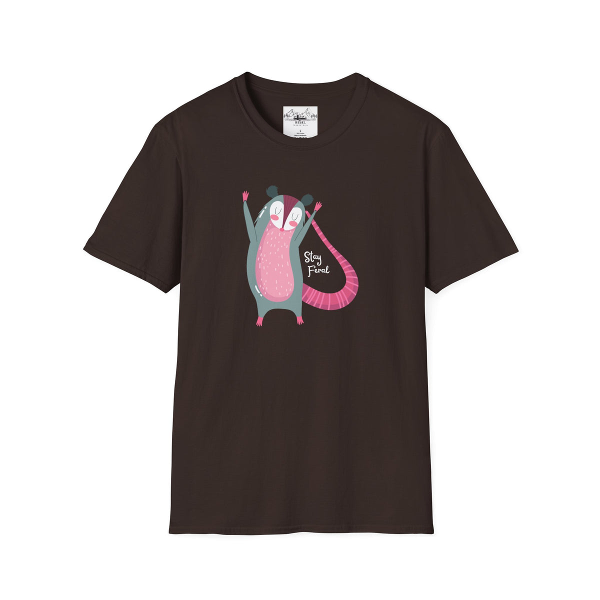 Stay Feral – Happy Possum T-Shirt