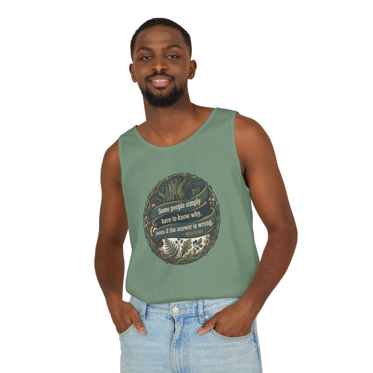 Ruth Stout Quote – Unisex Jersey Tank