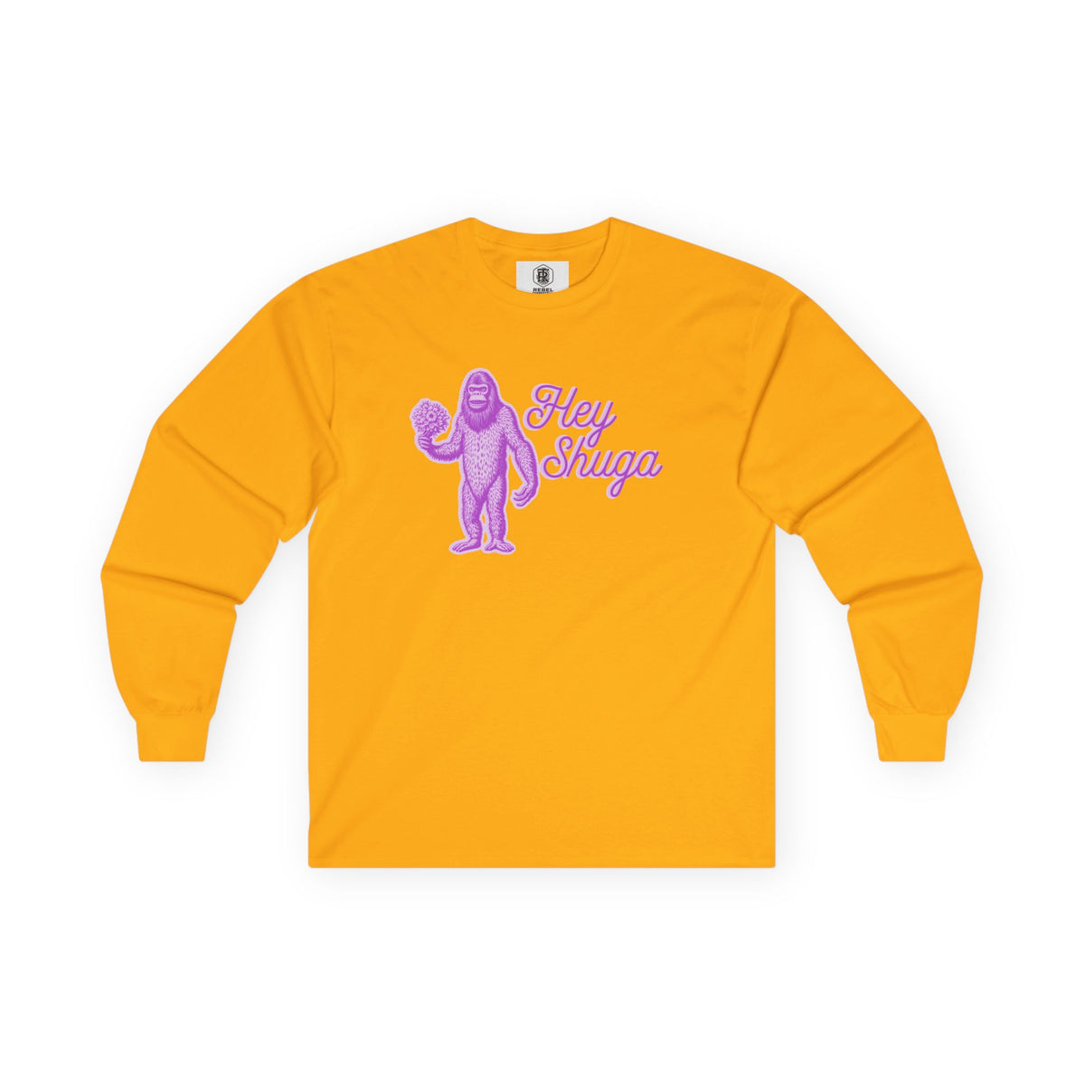 Hey Shuga Bigfoot Unisex Long Sleeve Tee