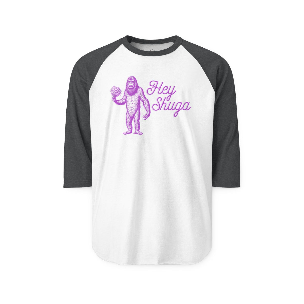 Hey Shuga Bigfoot Raglan Shirt