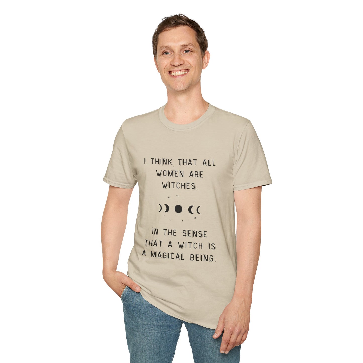 I Believe All Women Are Witches T-Shirt - Phases of the Moon