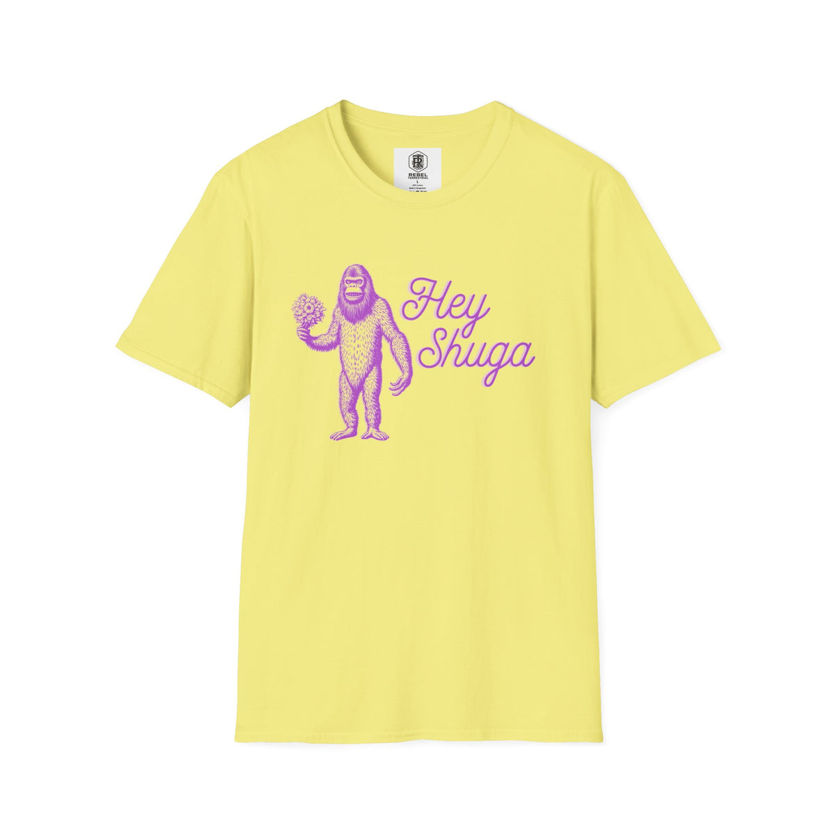 Hey Shuga Bigfoot Unisex Softstyle T-Shirt