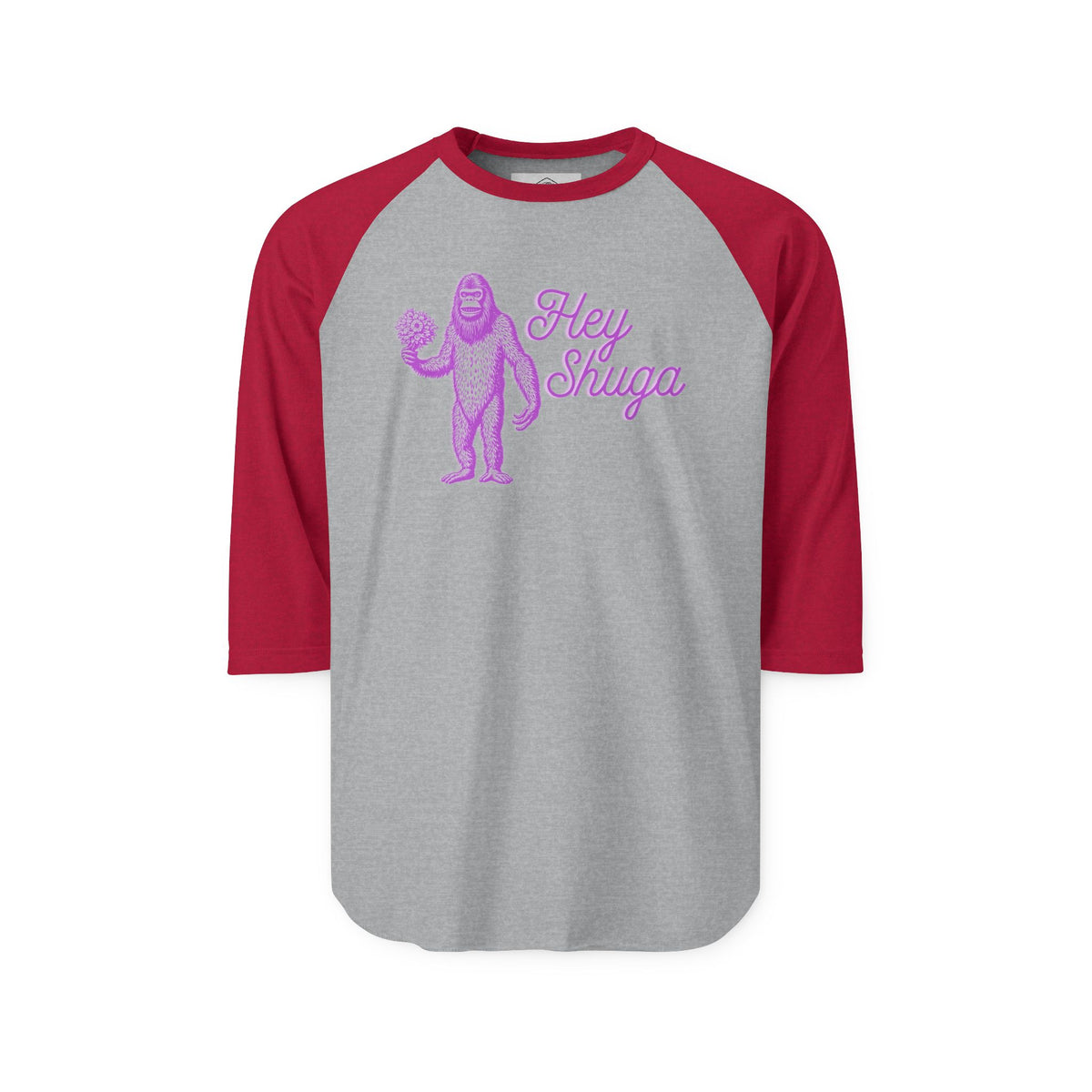 Hey Shuga Bigfoot Raglan Shirt
