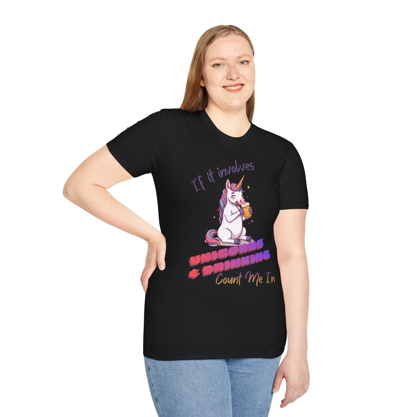 Unicorns & Drinking Graphic Tee