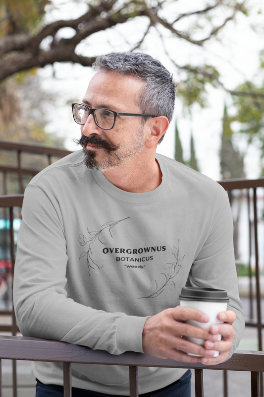 Botanics Long Sleeve Tee - Overgrownus Design for Nature Lovers