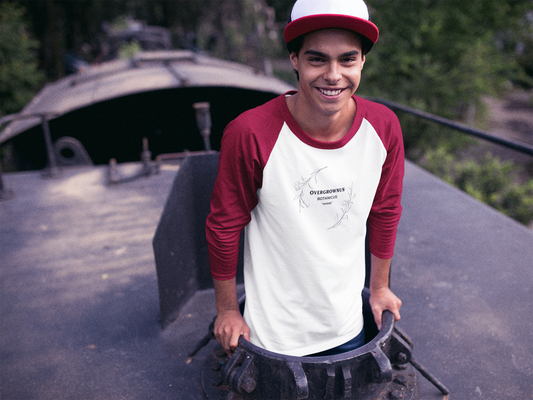 Overgrownus;Botanicus – 3/4 Sleeve Baseball Tee