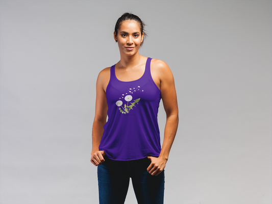 blow me – Women’s Racerback Tank