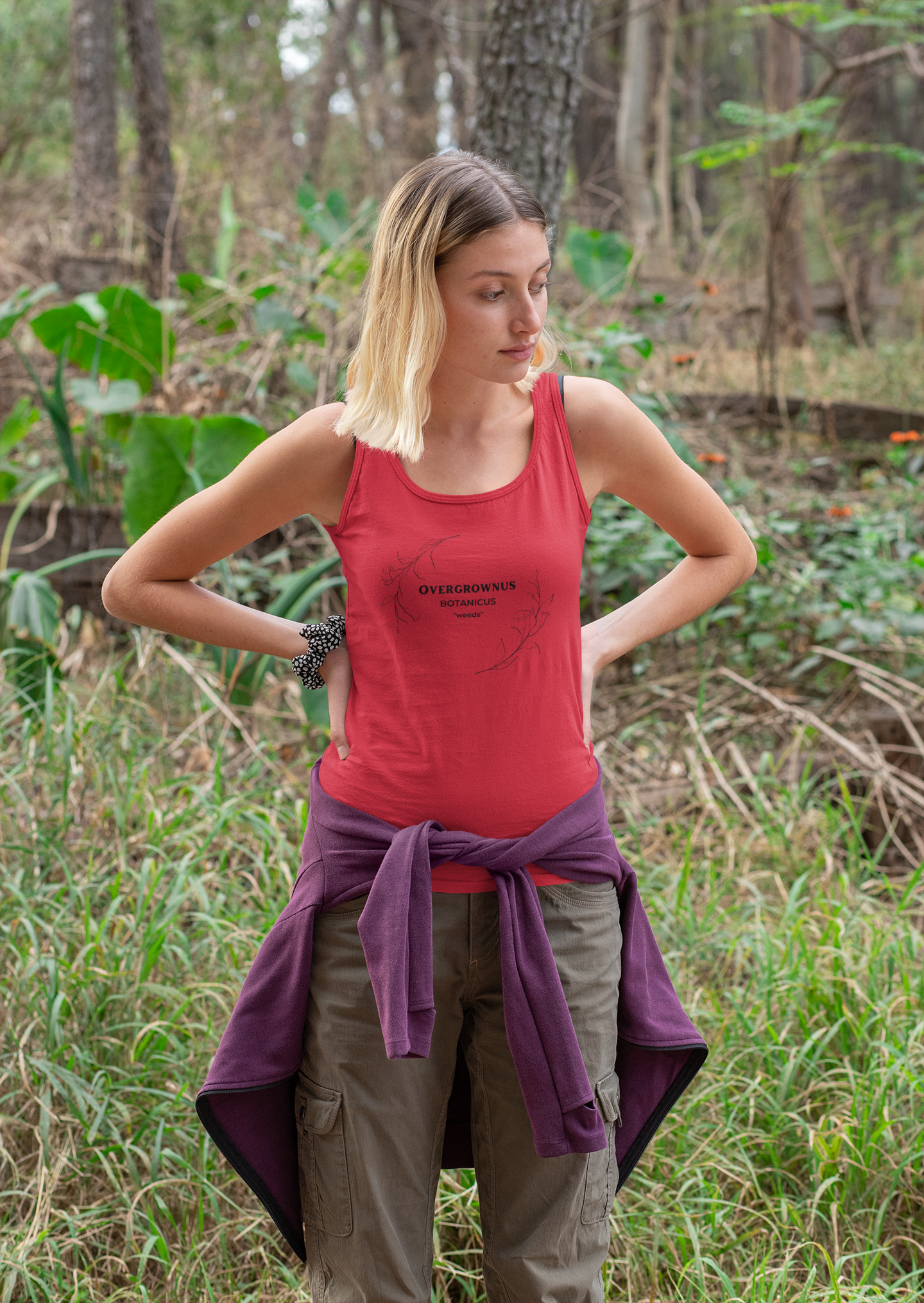 Overgrownus; Botanicus: Weeds – Unisex Tank Top