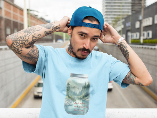 God Willing, and the Creek Don't Rise - Unisex Softstyle T-Shirt