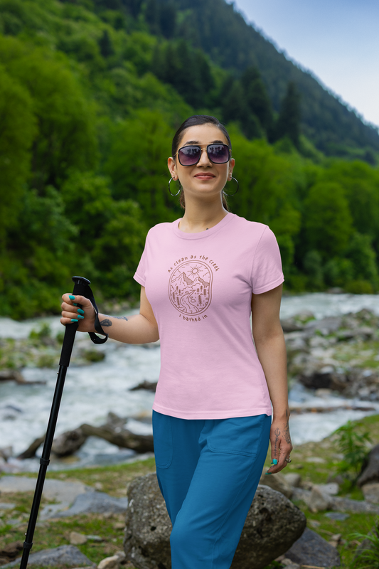 As Clean as the Creek I Bathed In – Mountain Creek Unisex Softstyle T-Shirt