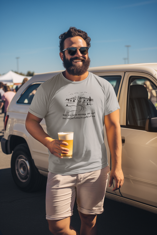 Not All Who Wander Are Lost — Some Are Just Looking for Really Cool Rocks | Unisex Softstyle T-Shirt