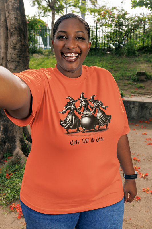 "Girls Will Be Girls" Witches Unisex T-Shirt