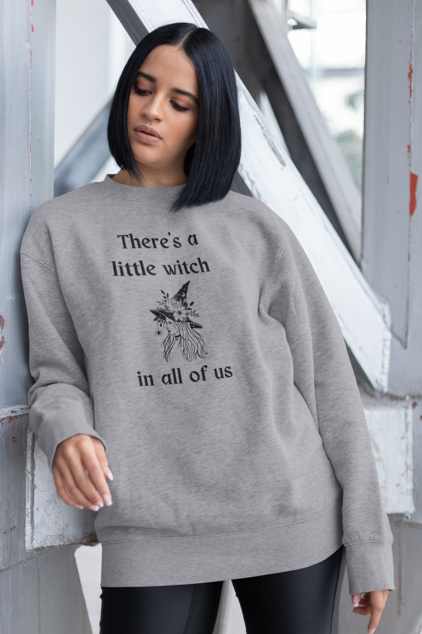 There's a Little Witch in All of Us Sweatshirt