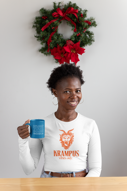 KRAMPUS Vibes Only Vintage Long-Sleeve Tee
