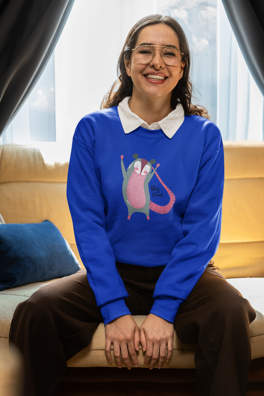 Stay Feral – Possum Crewneck Sweatshirt