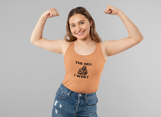 The Hell I Won’t Sasquatch Garment-Dyed Tank Top