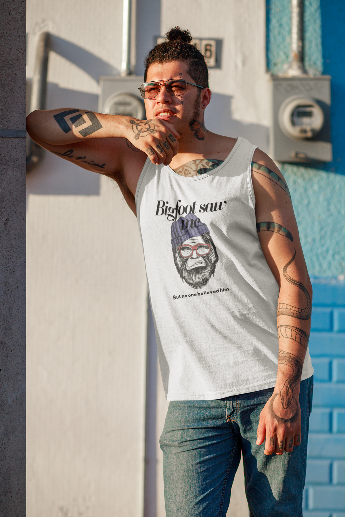 Bigfoot Saw Me But No One Believed Him Tank Top