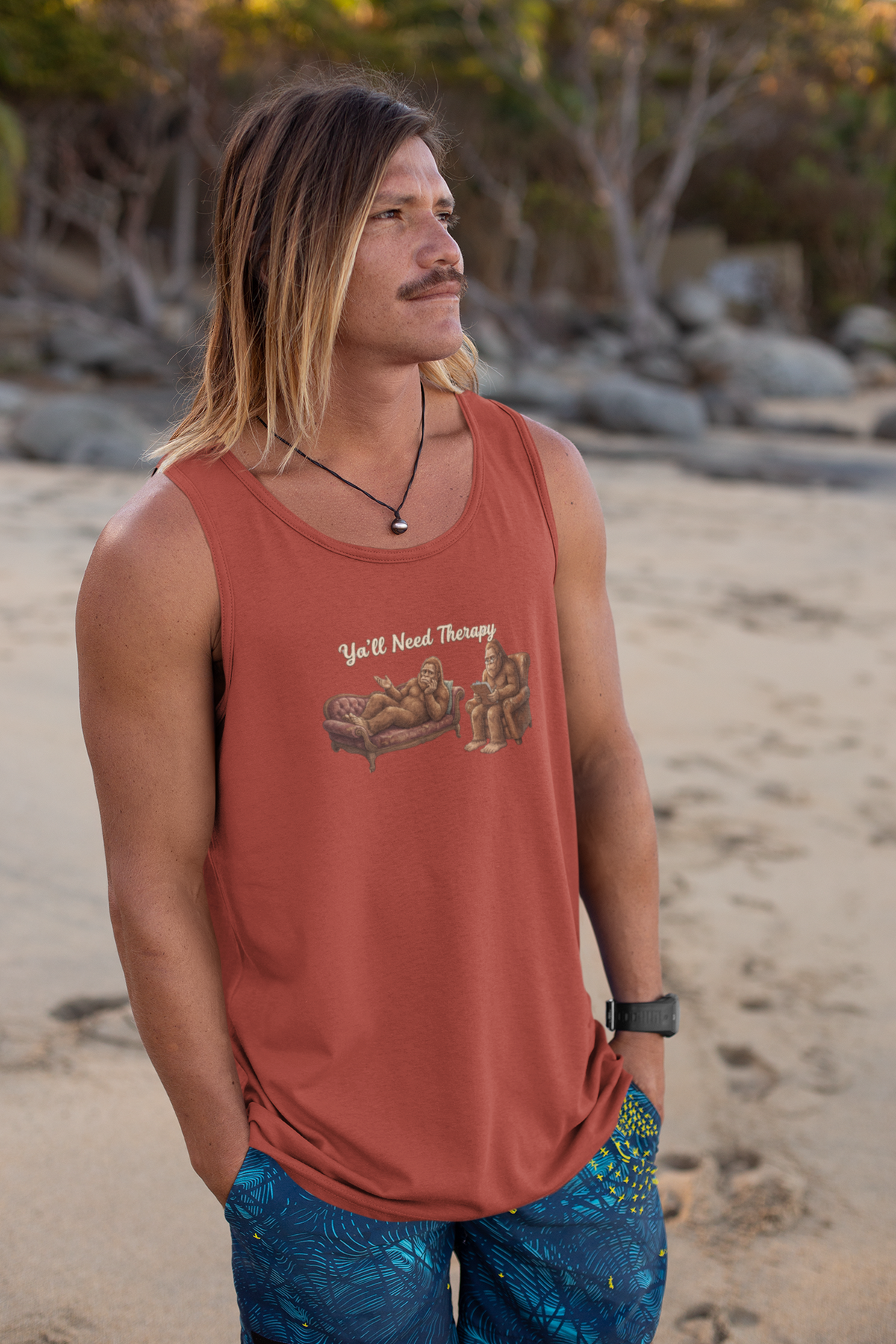 Y’all Need Therapy Bigfoot Tank Top