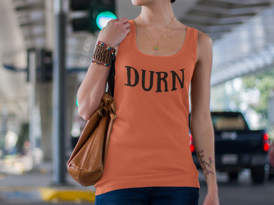 DURN Southern Slang Garment-Dyed Tank Top
