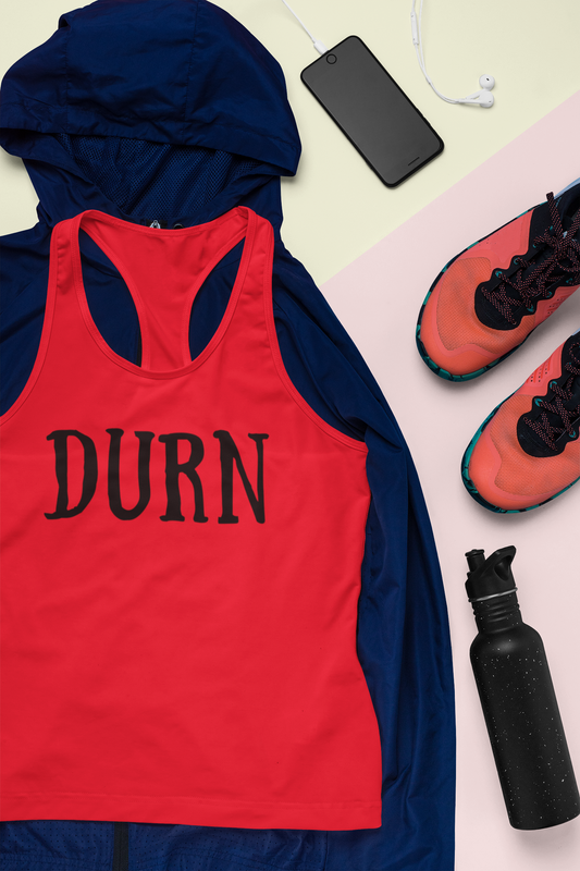 DURN Women's Southern Slang Racerback Tank