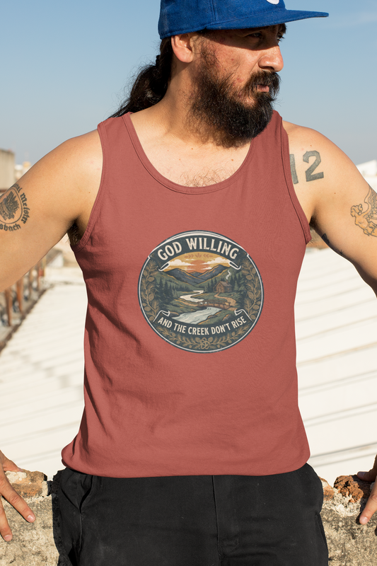 Creek Don't Rise Appalachian Motto Tank Top