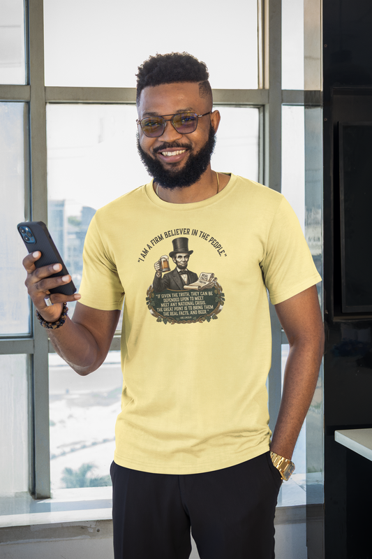 Firm Believer in the People... and Beer Lincoln T-Shirt