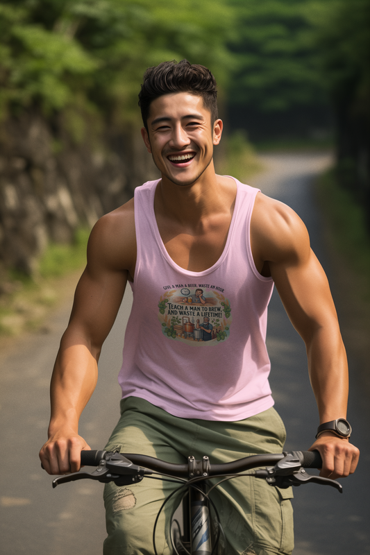 Teach a Man to Brew Beer Tank Top