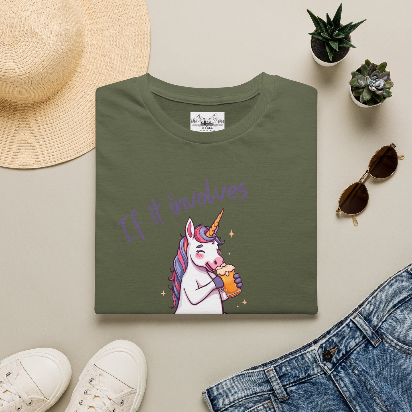 Unicorns & Drinking Graphic Tee