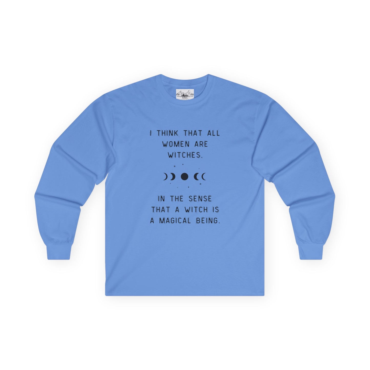 Empowered Witch Long-Sleeve Tee - Phases of the Moon