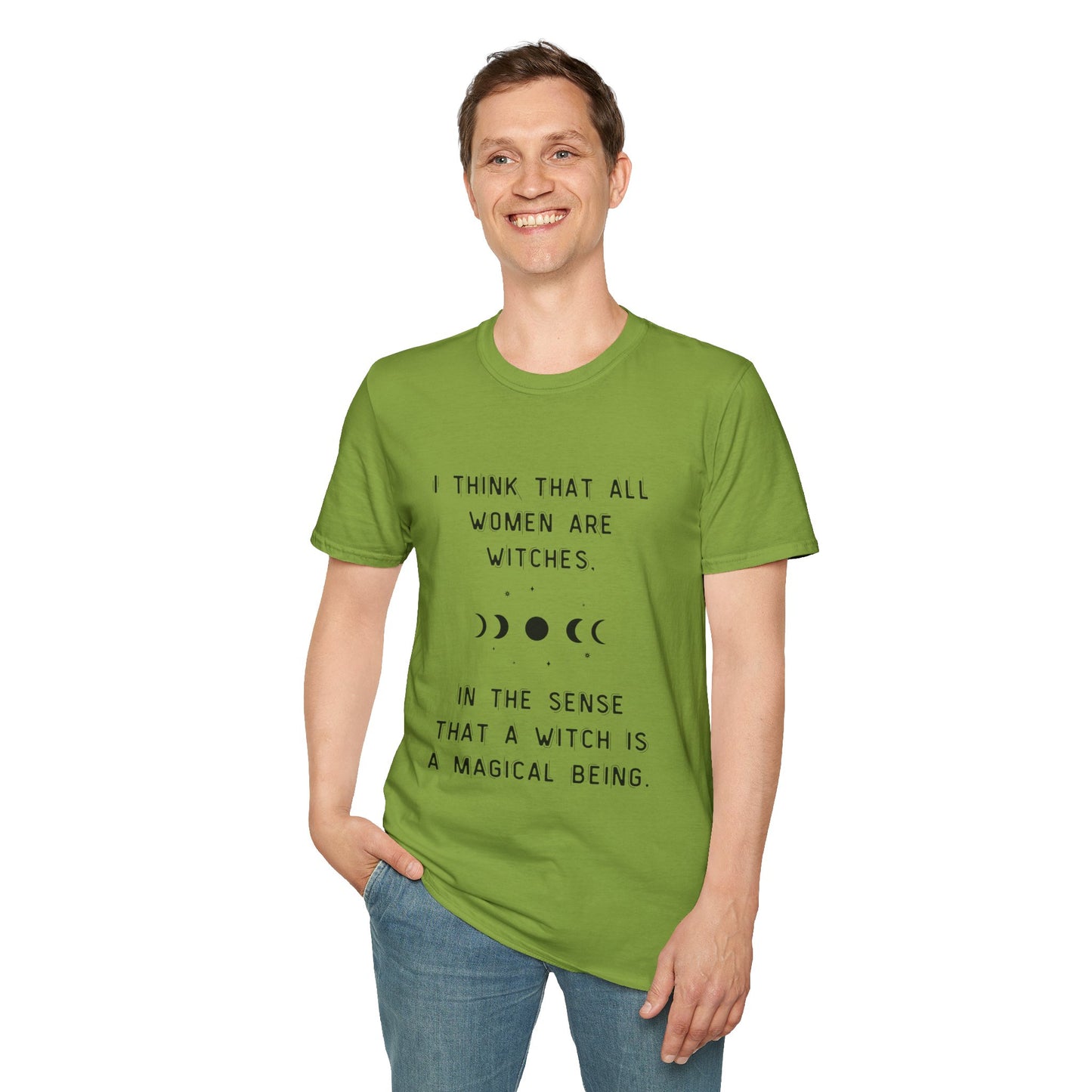 I Believe All Women Are Witches T-Shirt - Phases of the Moon