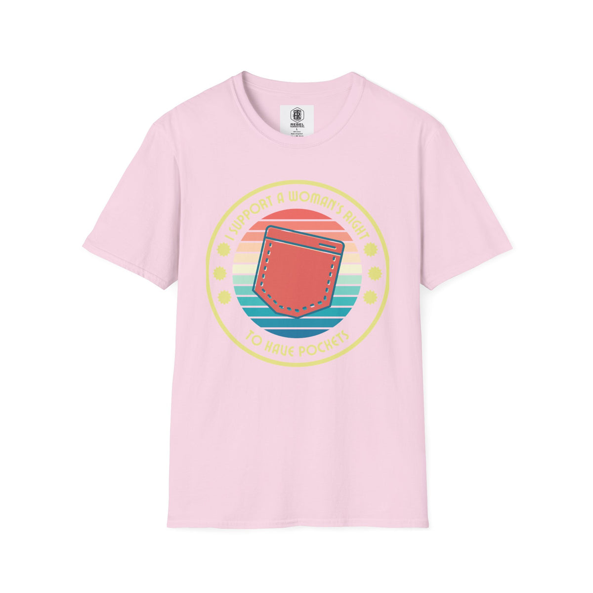 I Support a Woman’s Right to Have Pockets – Retro T-Shirt