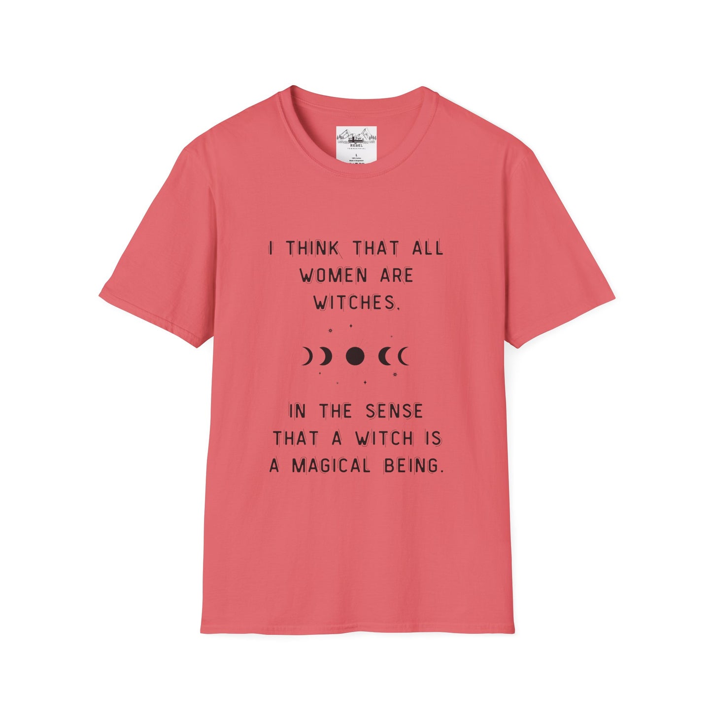 I Believe All Women Are Witches T-Shirt - Phases of the Moon