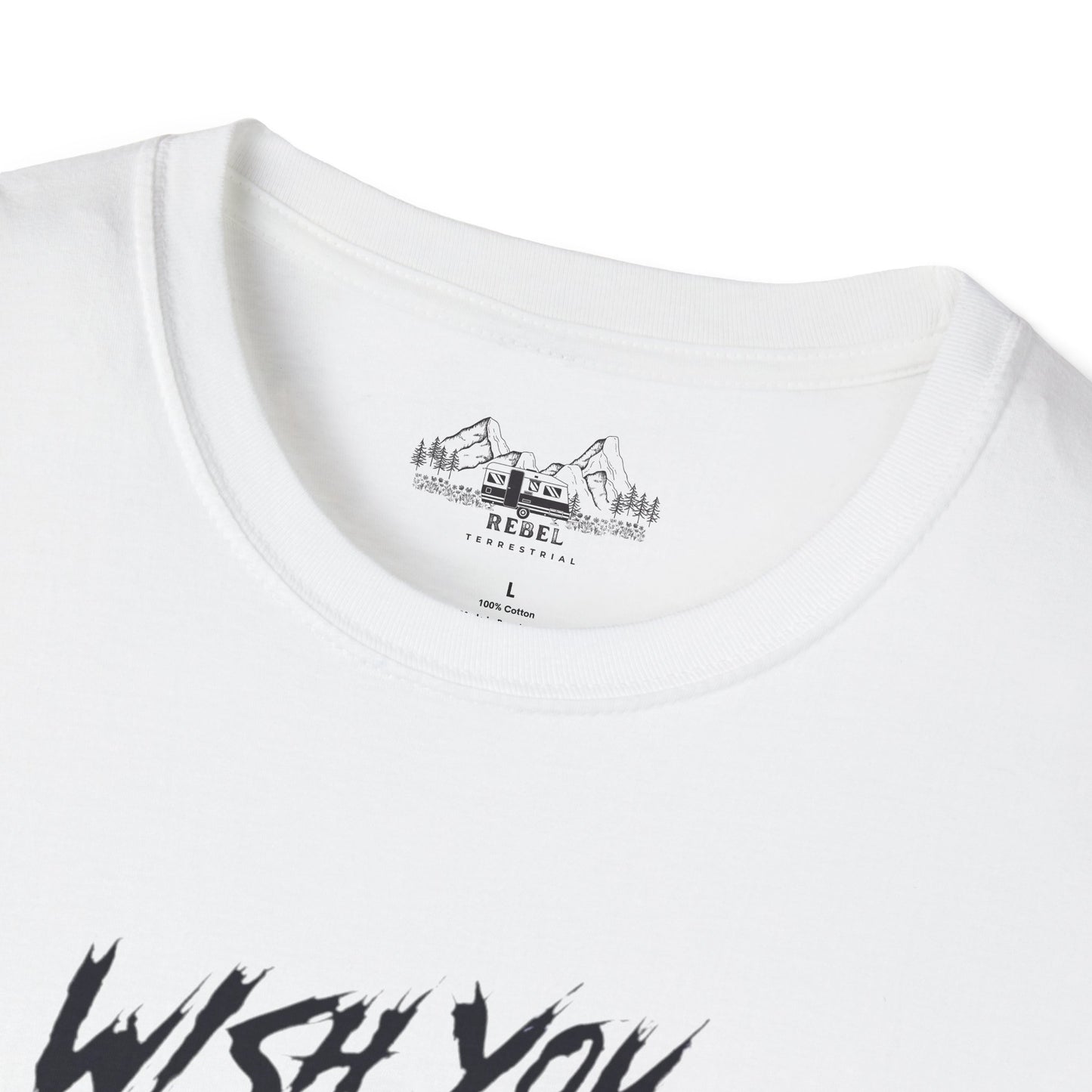 Wish You Were Beer – Funny Skeleton Drinking Tee
