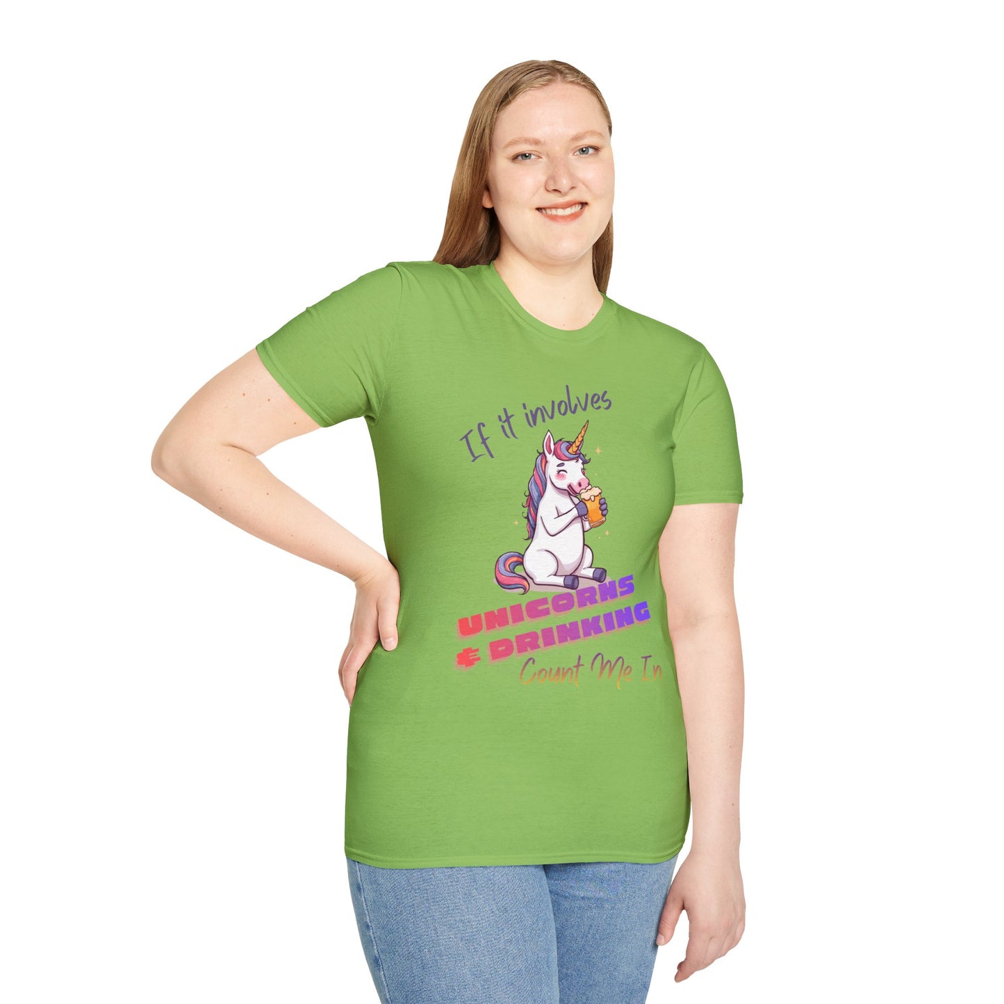 Unicorns & Drinking Graphic Tee