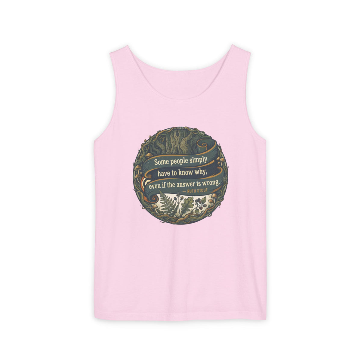 Ruth Stout Quote – Unisex Jersey Tank