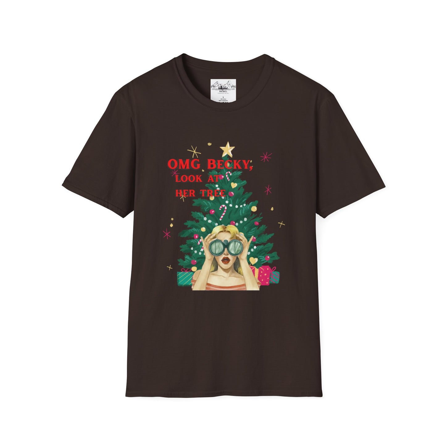 OMG Becky, Look at Her Tree - Vintage Holiday Rap Tee