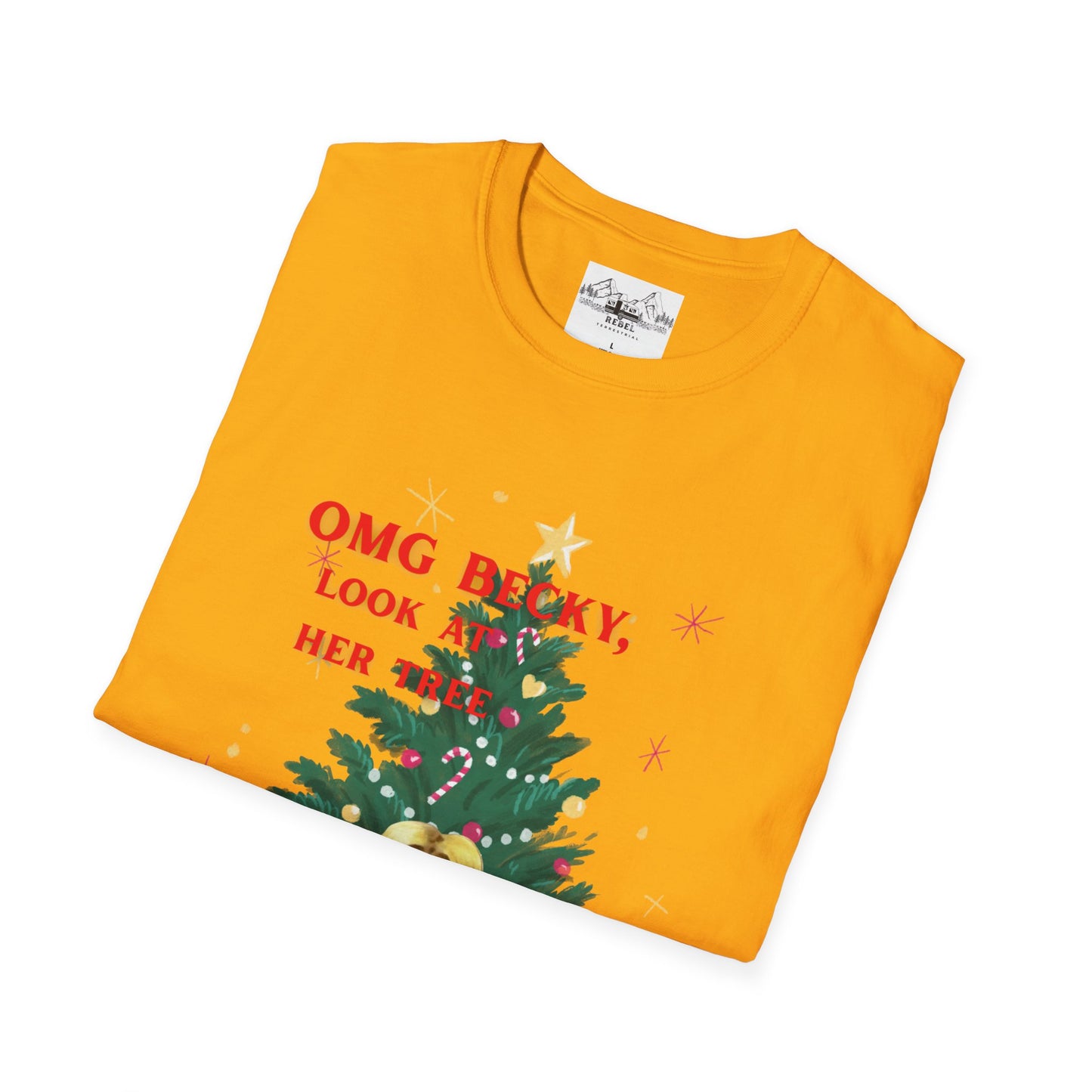 OMG Becky, Look at Her Tree - Vintage Holiday Rap Tee