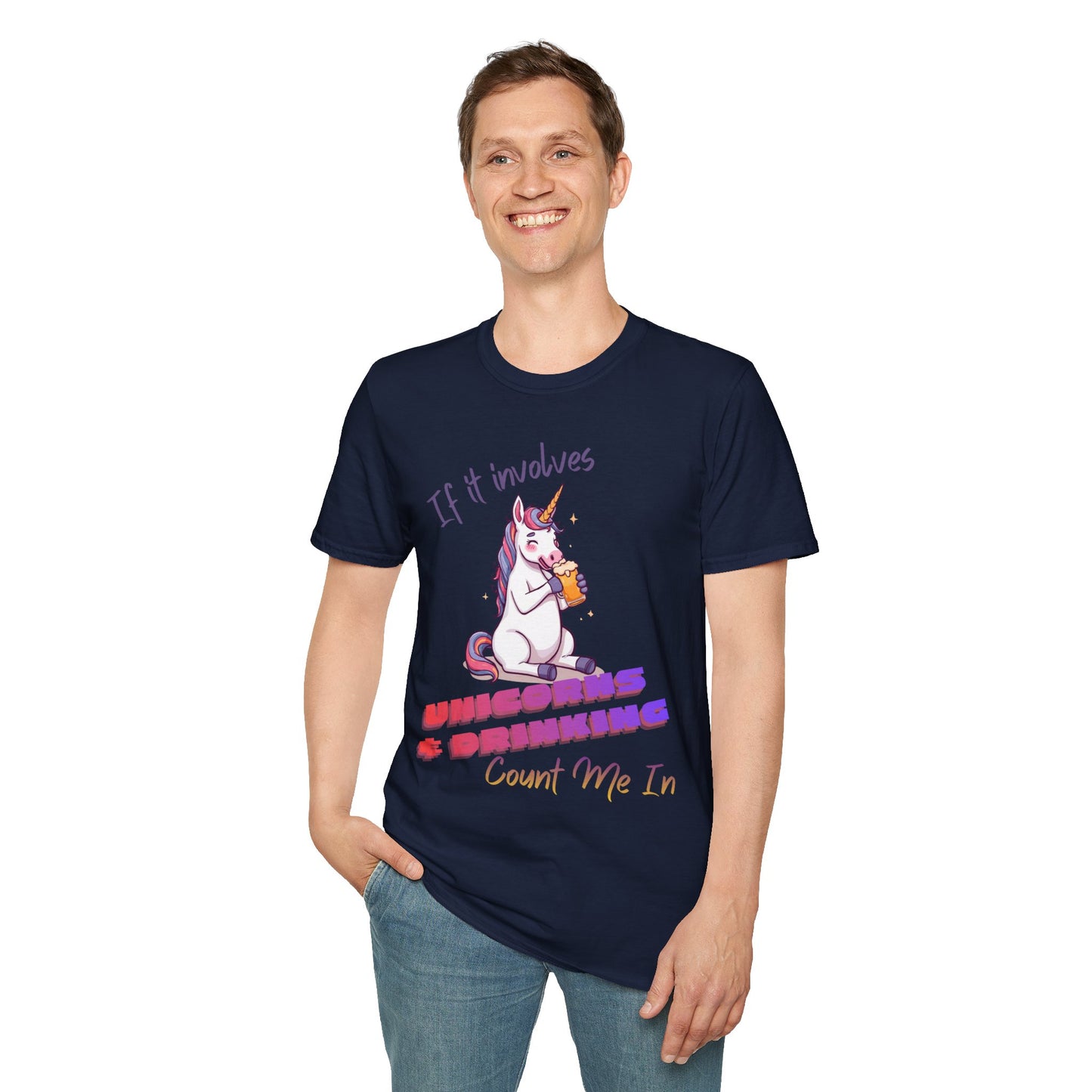Unicorns & Drinking Graphic Tee