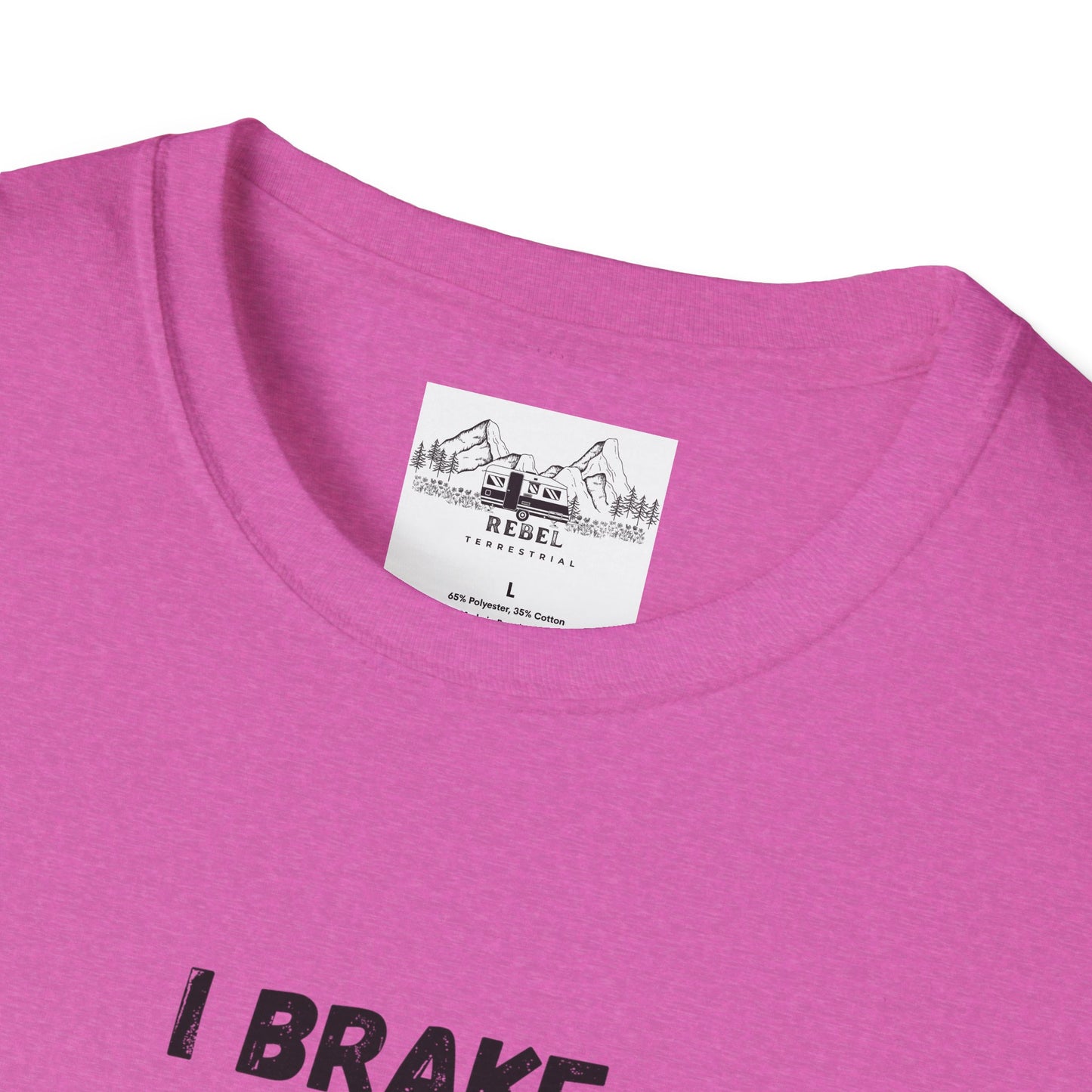 I Brake for Turtles – Funny Motorcycle & Wildlife Awareness Tee