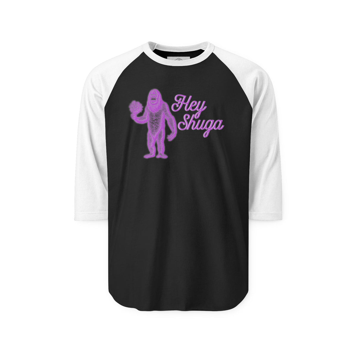 Hey Shuga Bigfoot Raglan Shirt
