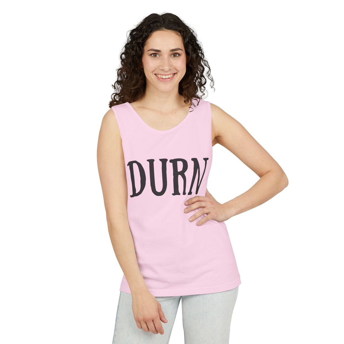 DURN Southern Slang Garment-Dyed Tank Top