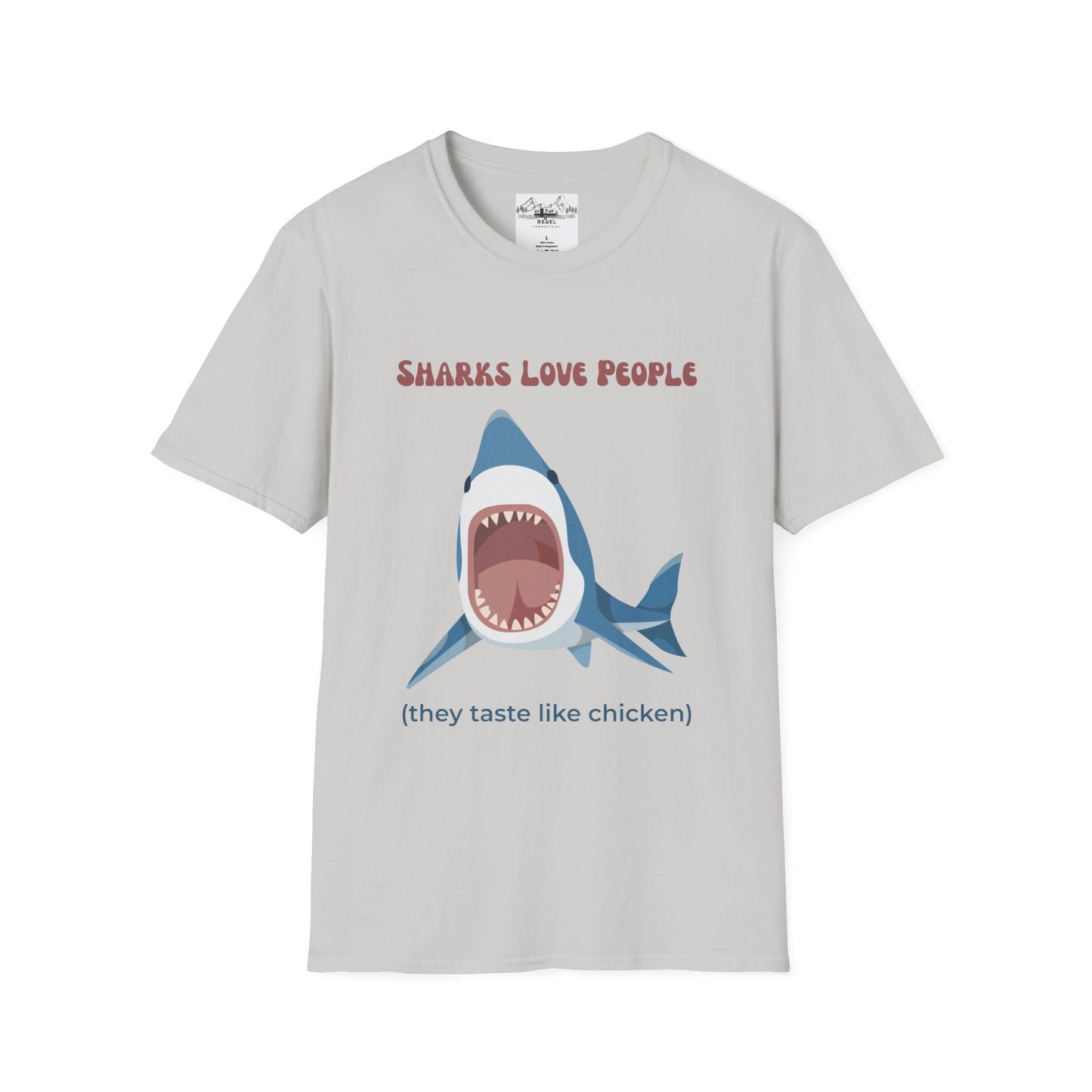 Sharks Love People T-Shirt — Funny Shark Graphic Tee