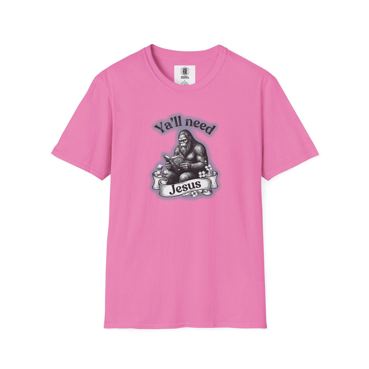 Y’all Need Jesus Bigfoot Unisex Softstyle T-Shirt