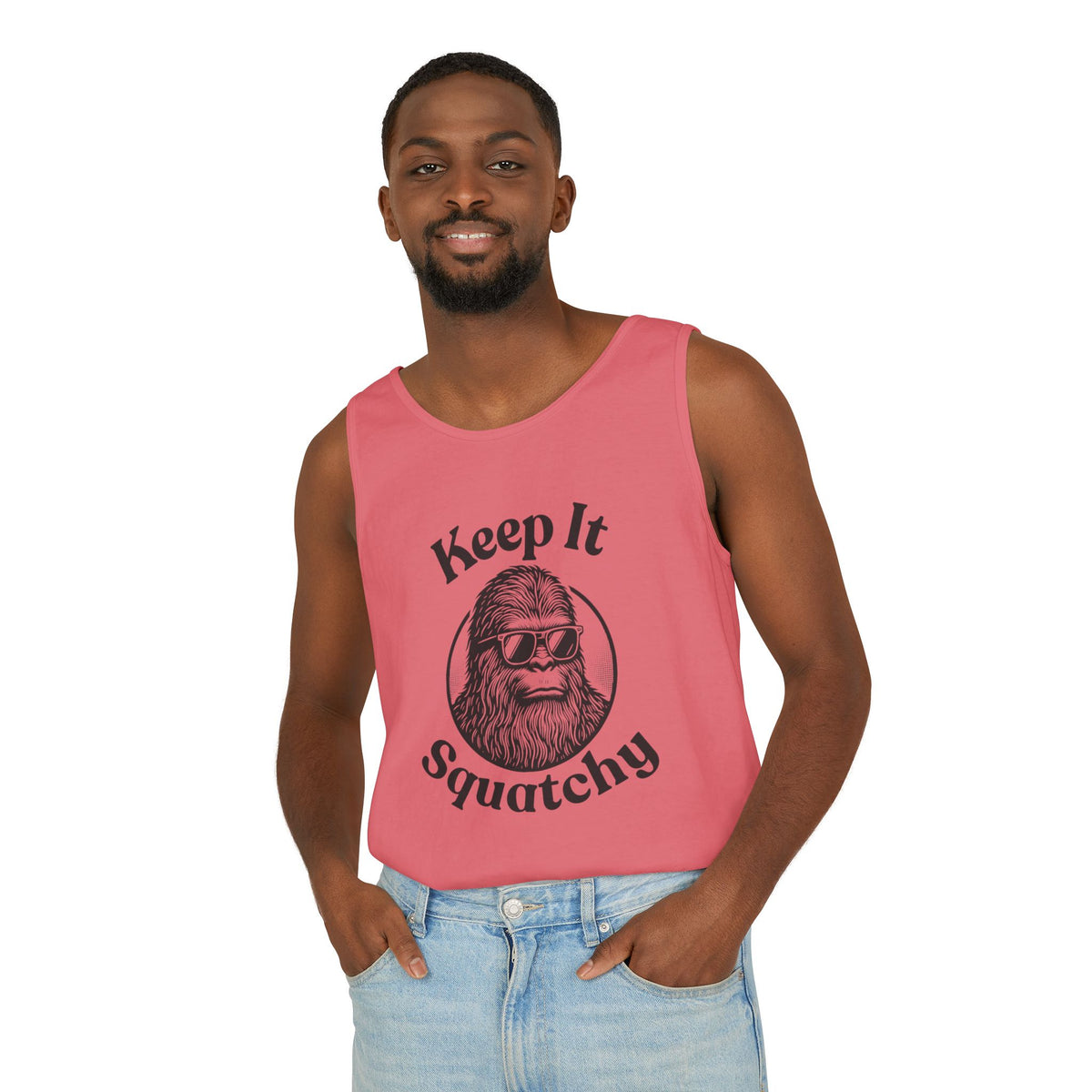 Keep It Squatchy Bigfoot Unisex Tank Top