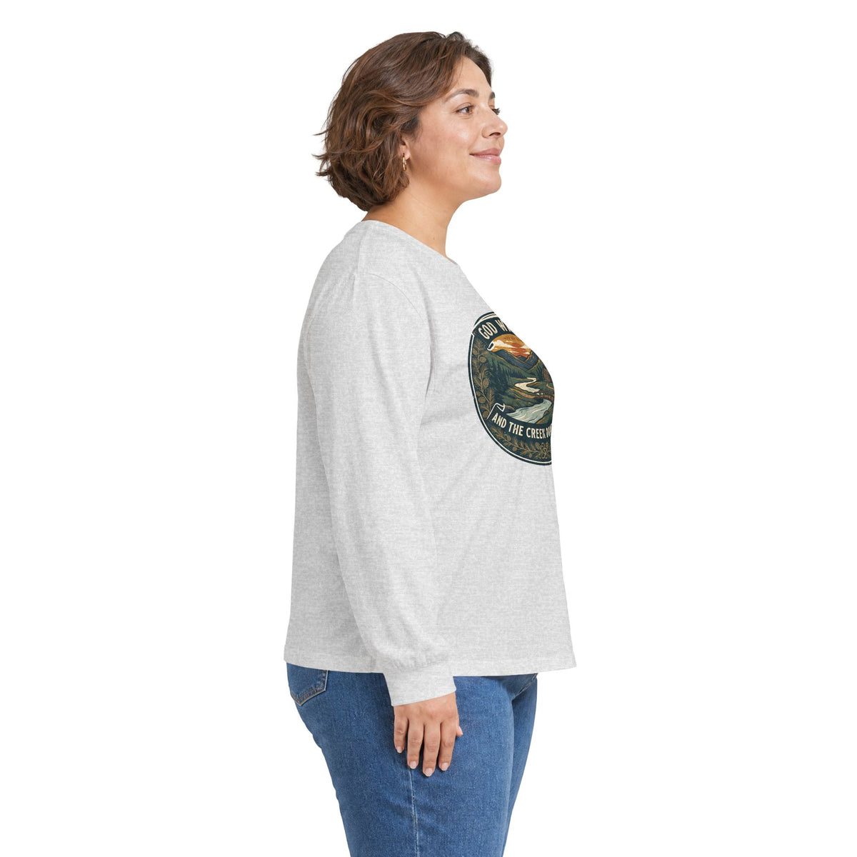 Creek Don't Rise Appalachian Motto Long Sleeve Tee
