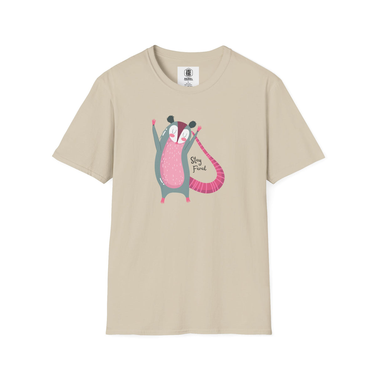 Stay Feral – Happy Possum T-Shirt