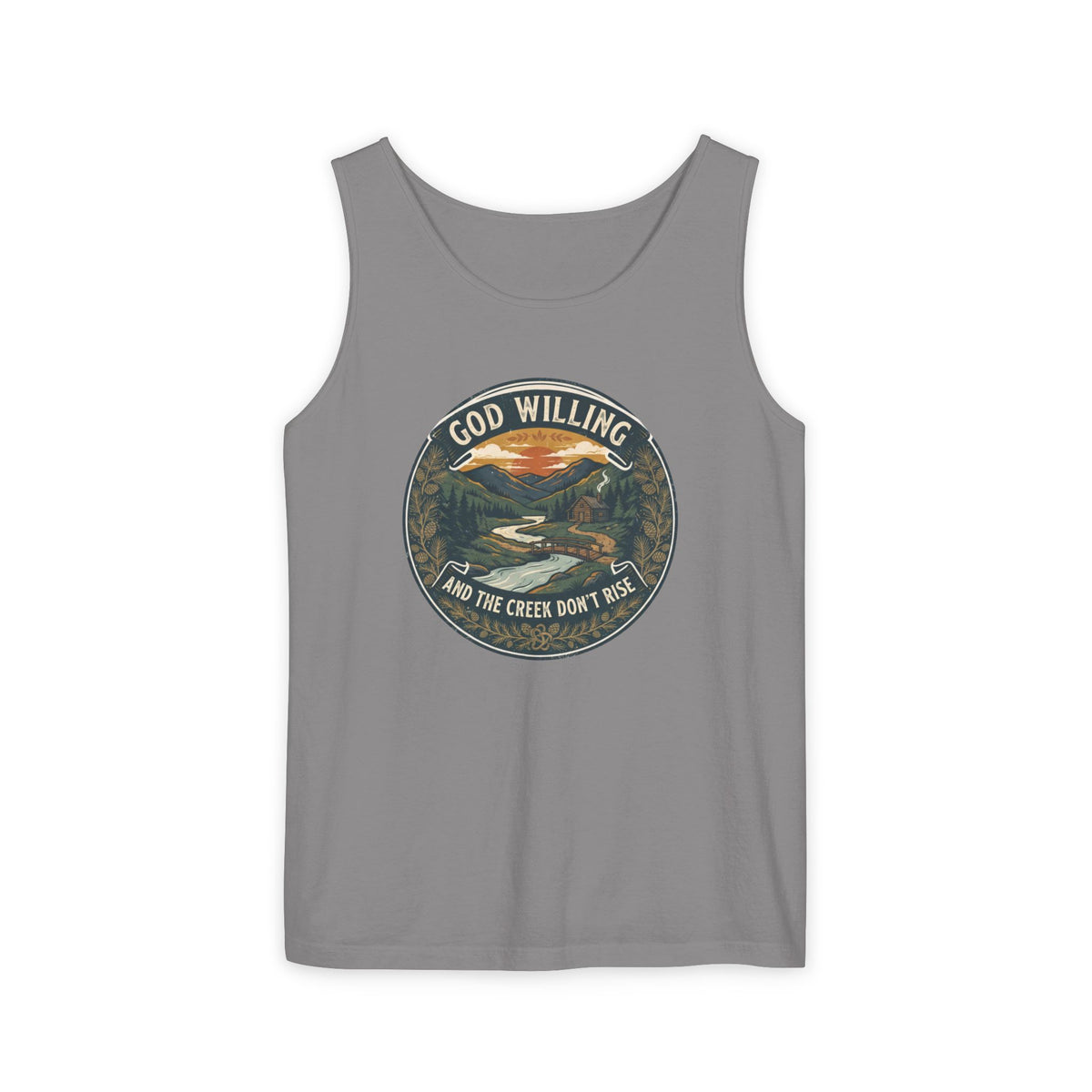 Creek Don't Rise Appalachian Motto Tank Top