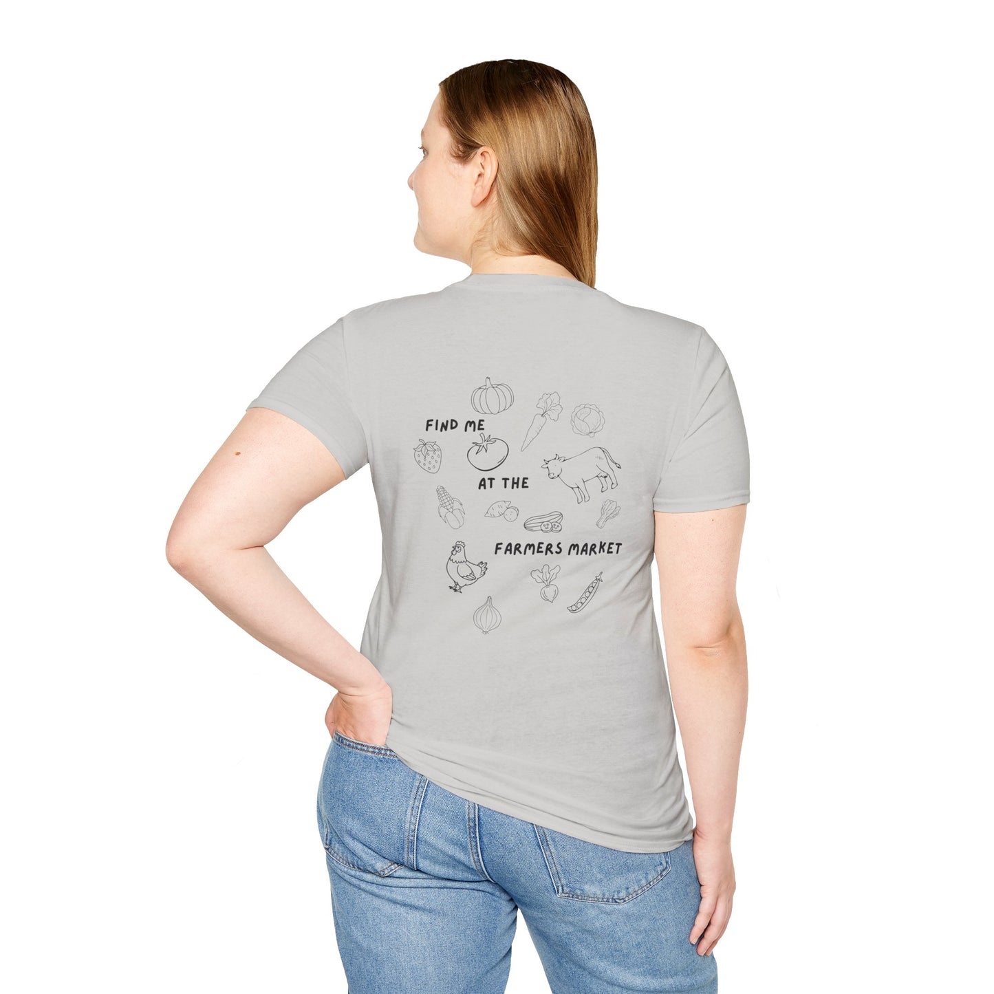 NC Farmers of the Foothills "Find Me at the Farmers Market" Graphic T-Shirt