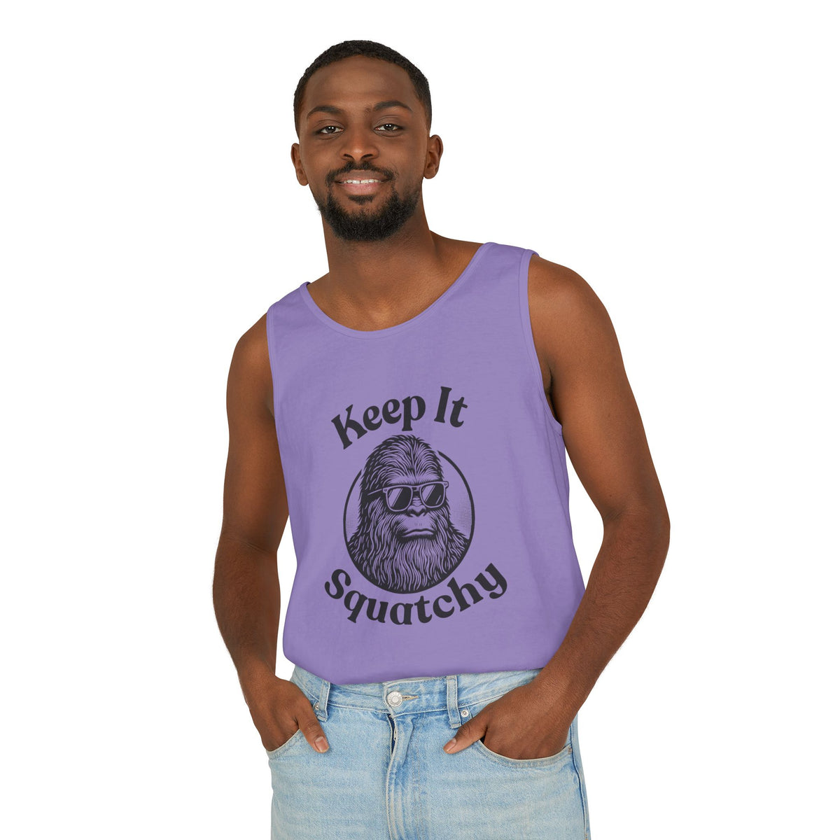 Keep It Squatchy Bigfoot Unisex Tank Top